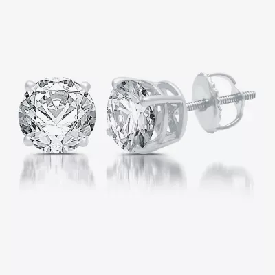 Ever Star (G / VS2) 2 CT. T.W. Lab Grown White Diamond 14K Gold 6.3mm Round Stud Earrings