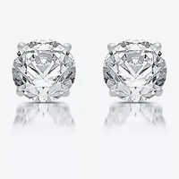 Everstar (G / Vs2) 2 CT. T.W. Lab Grown White Diamond 14K Gold 6.3mm Round Stud Earrings