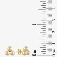 14K Gold 4mm Ball Stud Earrings