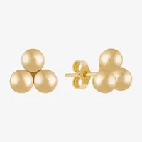 14K Gold 4mm Ball Stud Earrings