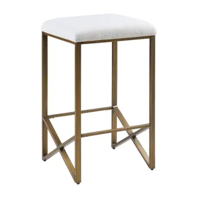 INK+IVY Marino Counter Height Upholstered Bar Stool