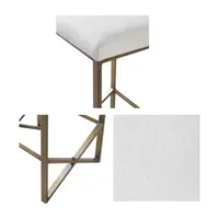 INK+IVY Marino Counter Height Upholstered Bar Stool