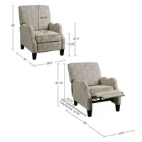 Madison Park Lerna Track-Arm Recliner