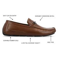 Vance Co Mens Holden Moc Closed Toe Loafers