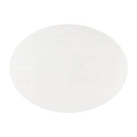 Oval Rotatable Coffee Table