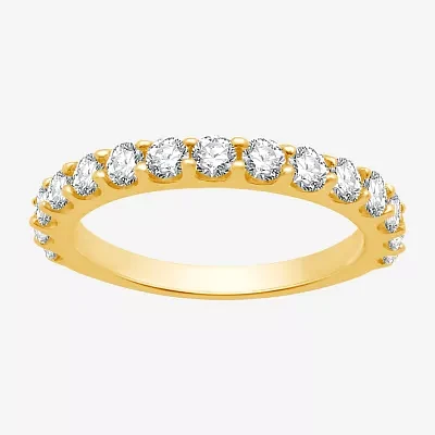 1 CT.T.W. Lab-Grown Diamond Wedding Band 10K or 14K Gold