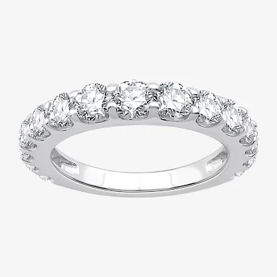 (G / Si1-Si2) 2 CT. T.W. Lab Grown White Diamond 10K Gold Wedding Band