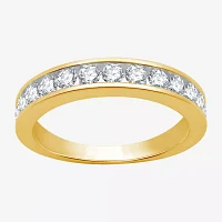 1 CT. T.W. Lab Grown White Diamond 10K Gold Wedding Band