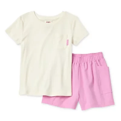 Avalanche Little Girls 2-pc. Short Set