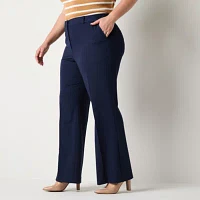 Worthington Plus Womens High-Rise Modern Trouser