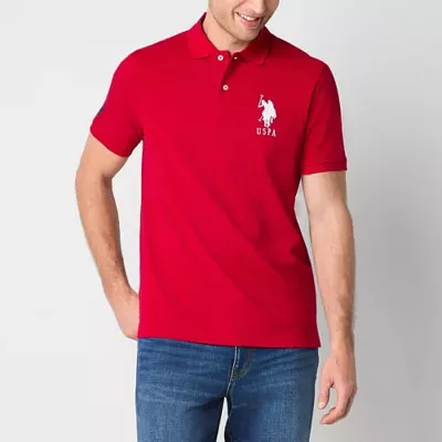 U.S. Polo Assn. Big Pony Pique Mens Regular Fit Short Sleeve Shirt