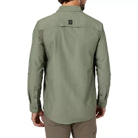 Wrangler All Terrain Gear Mens Regular Fit Long Sleeve Button-Down Shirt