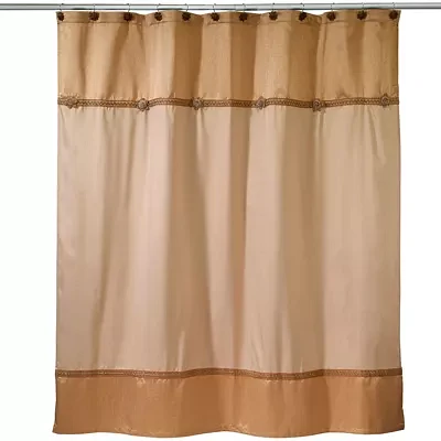 Avanti® Braided Medallion Shower Curtain