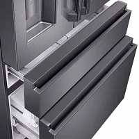 Samsung 22 cu. ft. Capacity Counter Depth 4-Door French Door Refrigerator with Family Hub™