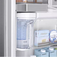 Samsung 22 cu. ft. Capacity Counter Depth 4-Door French Door Refrigerator with Family Hub™