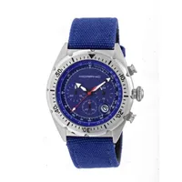 Morphic Unisex Adult Blue Leather Strap Watch Mph5303