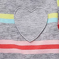Okie Dokie Toddler Girls Round Neck Long Sleeve T-Shirt
