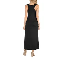 24/7 Comfort Apparel Racerback Scoop Neck Maxi Dress