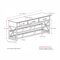 Corliving Houston TV Stand