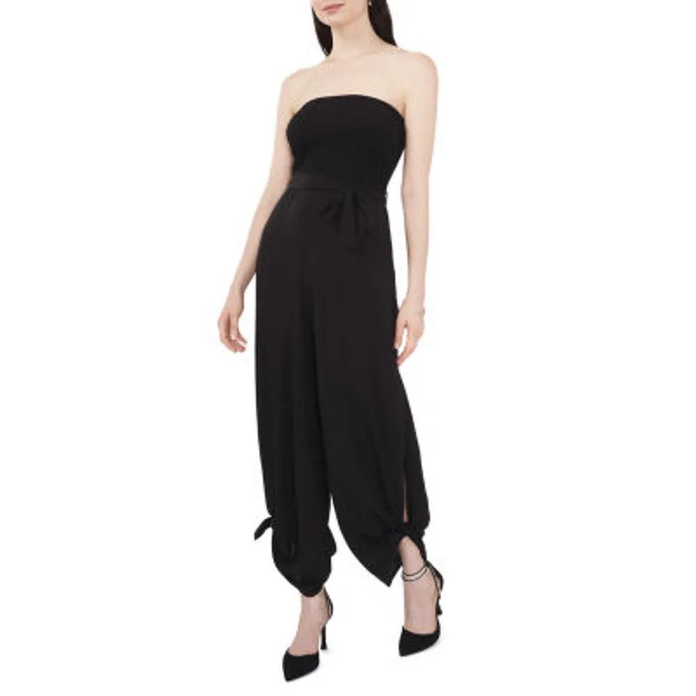 MSK Strapless Solid Jumpsuit