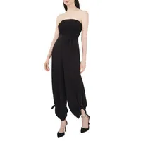 MSK Strapless Solid Jumpsuit