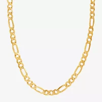 Mens 22 - 30 Inch 10K Gold Link Necklace