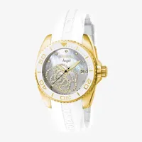 Invicta Womens White Strap Watch 0488