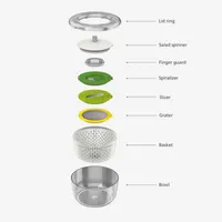 Joseph Joseph  Multi-Prep 4-Piece Preparation Set - Multicolour Salad Spinner