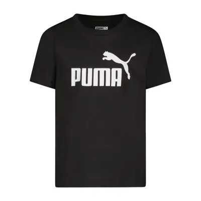 PUMA Big Boys Crew Neck Short Sleeve Graphic T-Shirt