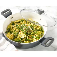 Martha Stewart Ceramic Non-Stick 12" Everyday Pan with Lid