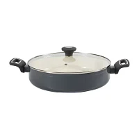 Martha Stewart Ceramic Non-Stick 12" Everyday Pan with Lid