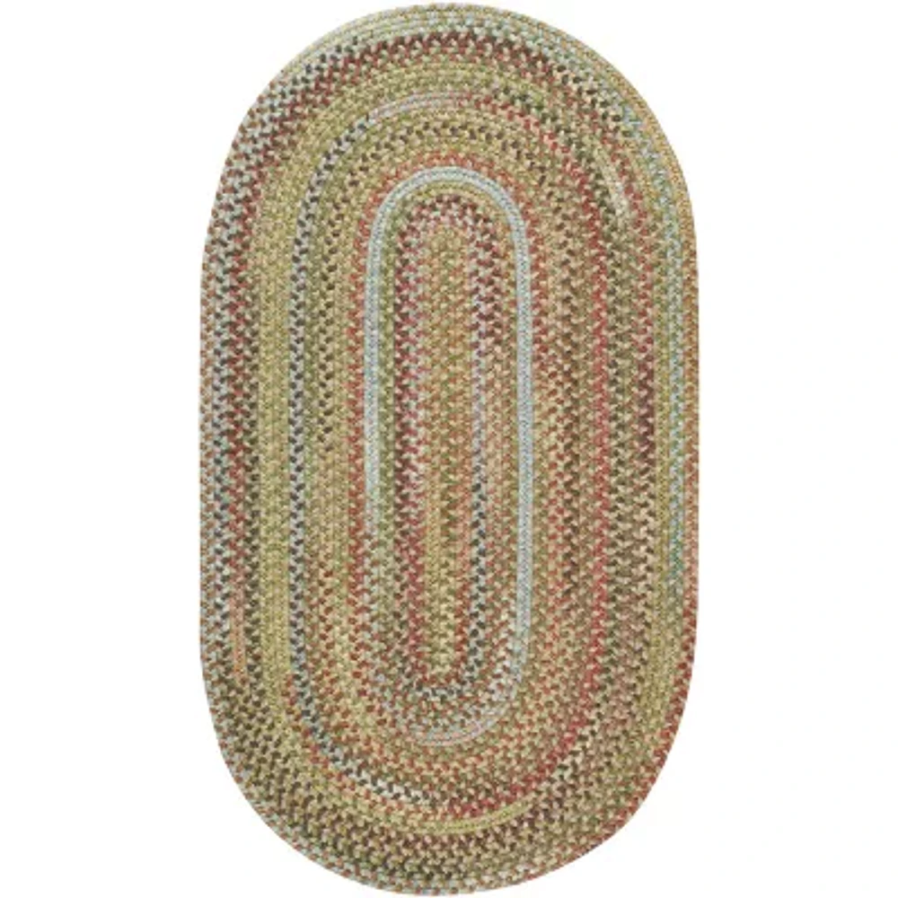 Capel American Traditions Braided Wool Indoor Oval Area Rug