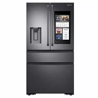 Samsung 22 cu. ft. Capacity Counter Depth 4-Door French Door Refrigerator with Family Hub™