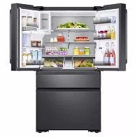 Samsung 22 cu. ft. Capacity Counter Depth 4-Door French Door Refrigerator with Family Hub™