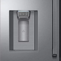 Samsung 22 cu. ft. Capacity Counter Depth 4-Door French Door Refrigerator with Family Hub™