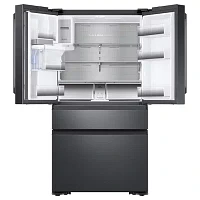 Samsung 23 cu. ft. Capacity Counter Depth 4-Door French Door Refrigerator with Polygon Handles