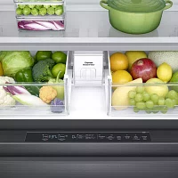 Samsung ENERGY STAR® Smart Wi-Fi Enabled 22.6 cu. ft. Counter-Depth 4-Door French-Door Refrigerator with Recessed Handles