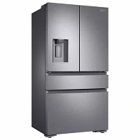 Samsung ENERGY STAR® Smart Wi-Fi Enabled 22.6 cu. ft. Counter-Depth 4-Door French-Door Refrigerator with Recessed Handles