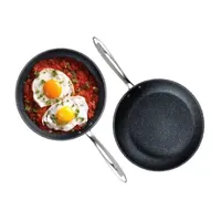 Granitestone Pro 2-pc. Aluminum Dishwasher Safe Hard Anodized Non-Stick Frying Pan