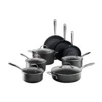 Granitestone Pro 13-pc. Aluminum Dishwasher Safe Hard Anodized Non-Stick Cookware Set