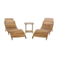 Pacifica 3-pc. Patio Lounge Set