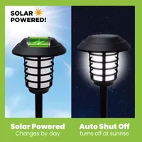 Bell + Howell Solar Powered Color Changing Pathway and Garden Lights - Set of 4