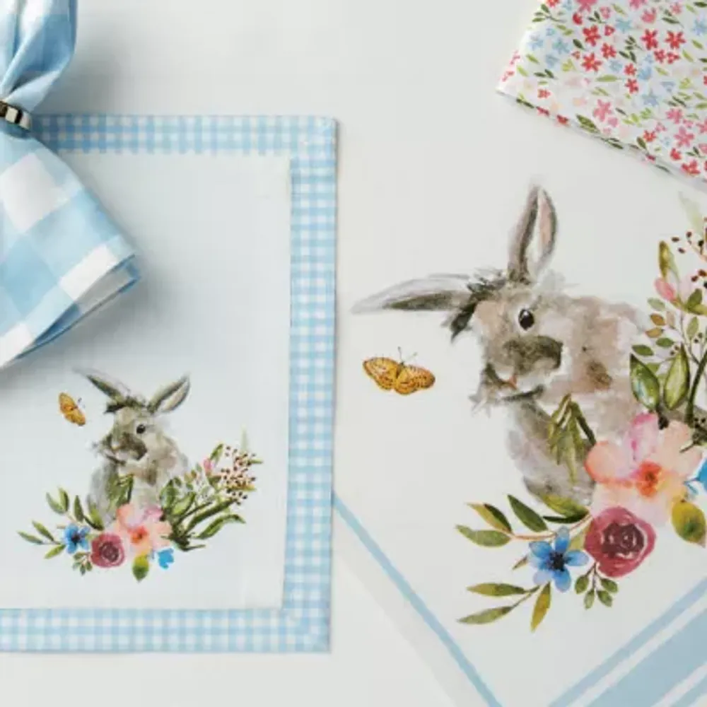 Design Imports Easter Bunny 6-pc. Placemats