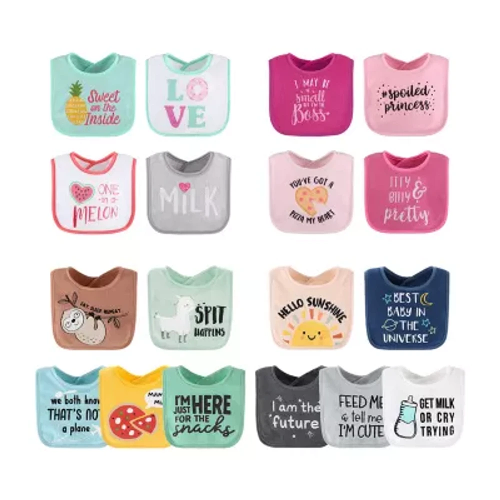 The Peanutshell Girls 18-pc. Lightweight Bib