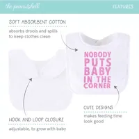 The Peanutshell Girls 10 Pair Lightweight Bib