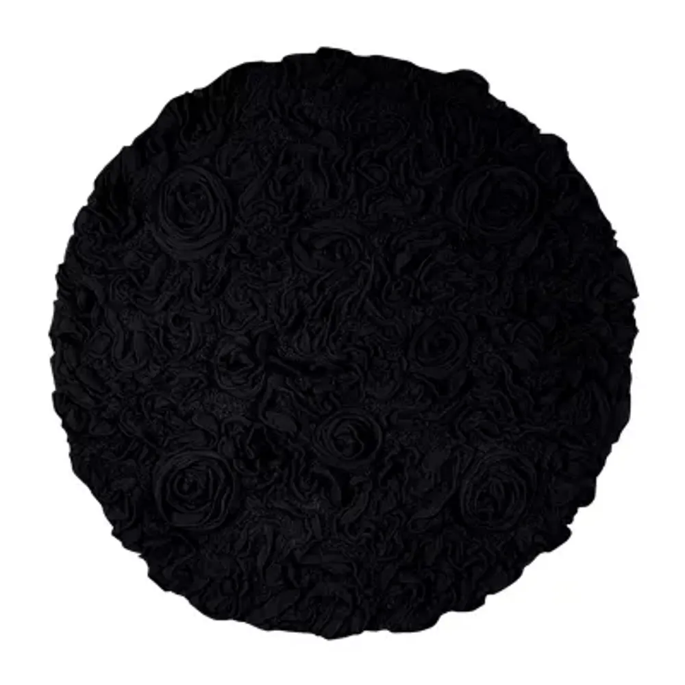 Home Weavers Inc Bellflower Inch Round Bath Rug