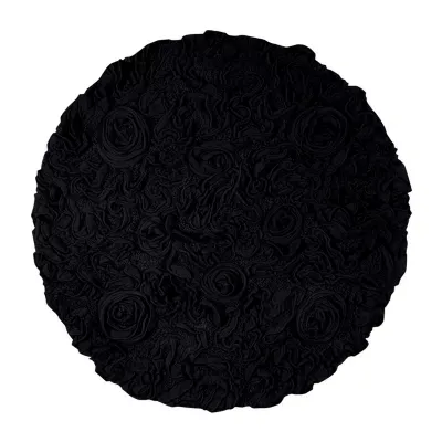 Home Weavers Inc Bellflower 30 Inch Round Bath Rug