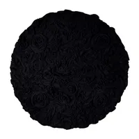 Home Weavers Inc Bellflower 30 Inch Round Bath Rug