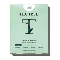 Rael Tea Tree Facial Sheet Masks