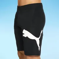 Puma Mens Logo Board Shorts With 10" Inseam